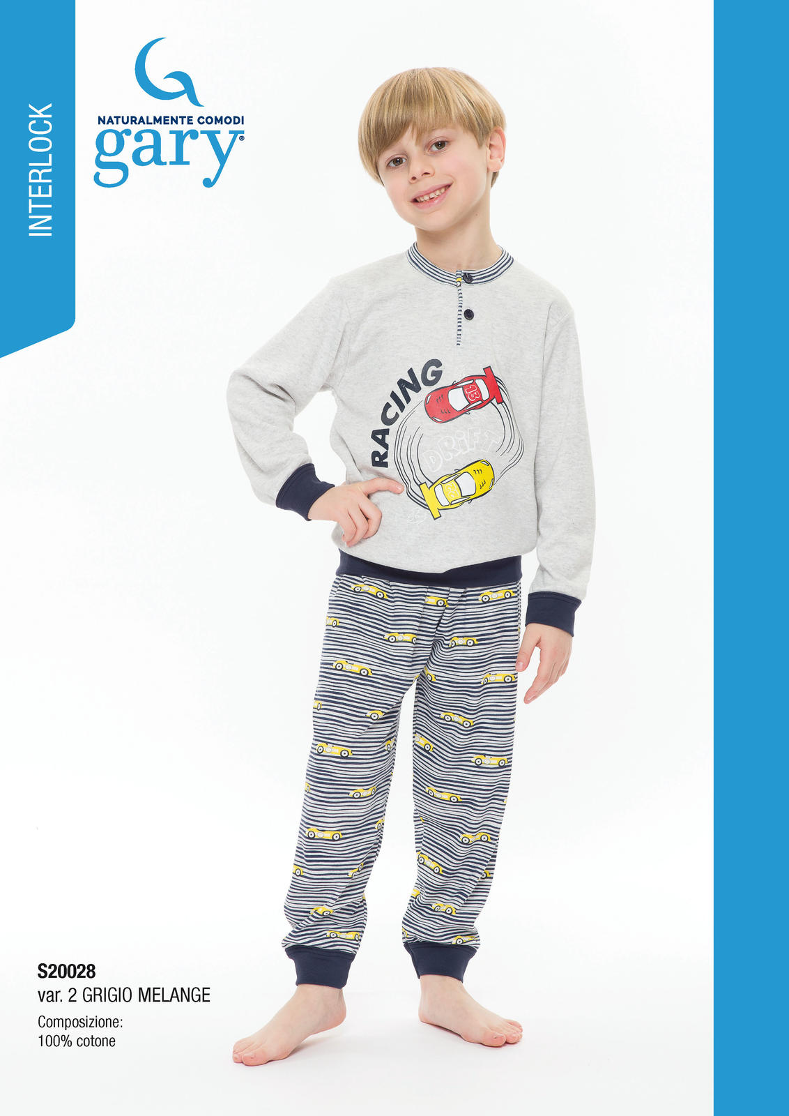 CHILDREN'S PAJAMAS S/L S20028 Tellini S.r.l. Wholesale Clothing